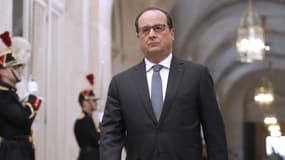 François Hollande à son arrivée à Versailles devant le Parlement réuni en Congrès le 16 novembre.
