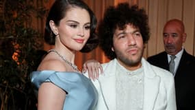 Selena Gomez et Benny Blanco aux Golden Globes, le 5 janvier 2025
