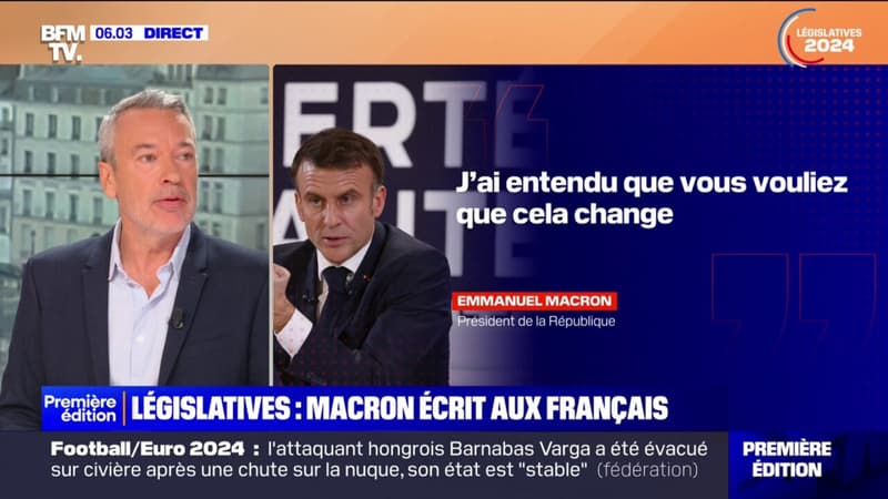 Législatives: à six jours du premier tour, Emmanuel Macron écrit une lettre aux Français