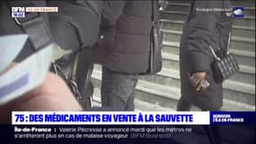 Paris: des médicaments en vente à la sauvette