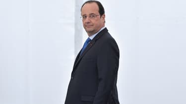 François Hollande lors de sa visite à Clermont-Ferrand, le 18 avril.