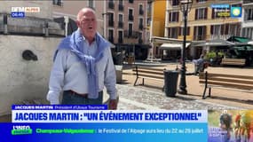 Jacques Martin, président d'Ubaye Tourisme se réjouit du passage du Tour de France dans la vallée
