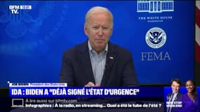 Ouragan Ida: Joe Biden appelle les habitants de Louisiane "à se préparer"