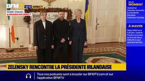 Volodymyr Zelensky à Dublin pour rencontrer la présidente irlandaise Catherine Connolly