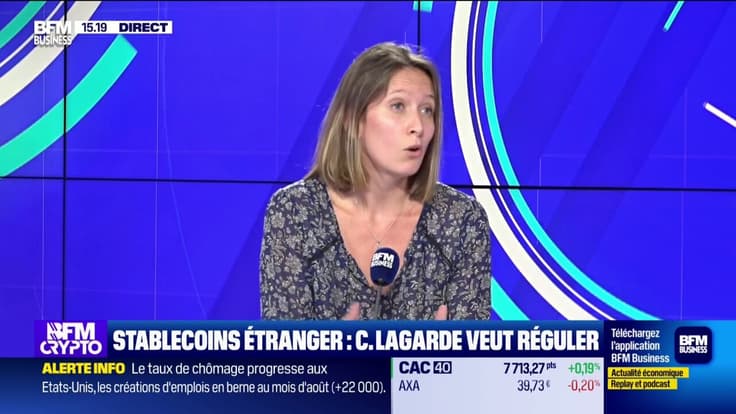Stablecoins étranger : Lagarde veut réguler