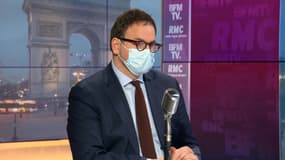 Aurélien Rousseau, directeur de l'ARS Ile-de-France, le 13 janvier 2021 sur le plateau de BFMTV-RMC.