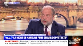 Mort de Nahel: "La justice est au rendez-vous" estime Éric Dupond-Moretti