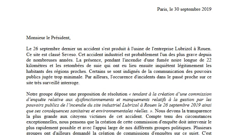 La proposition de résolution déposée par Jean-Luc Mélenchon ce lundi La proposition de résolution déposée par Jean-Luc Mélenchon ce lundi