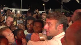 Emmanuel Macron à Mayotte ce jeudi 19 décembre 2024.