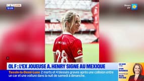 Football: l'ancienne joueuse de l'OL Amandine Henry signe au Mexique