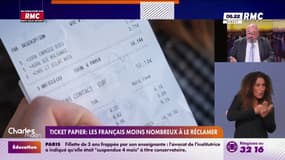 Ticket papier : les Français moins nombreux à réclamer