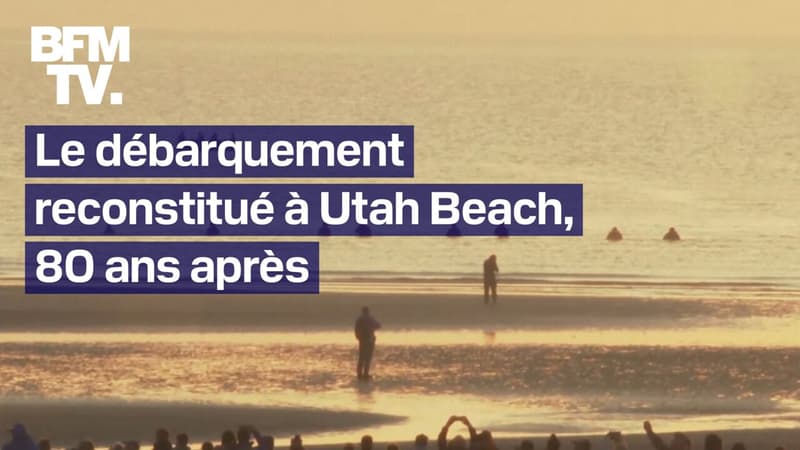 Les images de reconstitution du Débarquement sur Utah Beach, 80 ans après