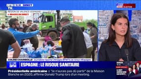 "L'odeur est frappante", raconte Coline Chambolle, reporter pour BFMTV, de retour d'Espagne