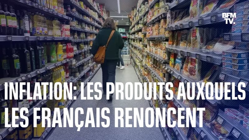 Inflation: voici les produits auxquels les Français ont le plus renoncé