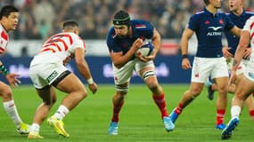 François Cros; ici lors de France-Japon (52-12), le 9 novembre 2024, fait son retour face à l'Argentine