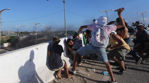 Des manifestants à Fortaleza