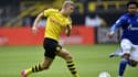 Erling Haaland lors du match Dortmund-Schalke, le 16 mai 2020