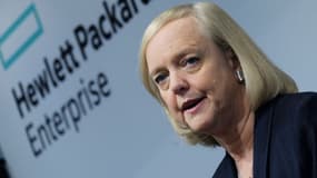 Meg Whitman, poursuit le plan de réduction d'effectifs au sein d'HP. 