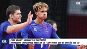 EuroVolley : "Sur notre lancée", Chinenyeze satisfait du succès des Bleus contre la Slovaquie