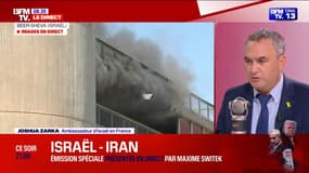 L'hôpital israélien touché par une frappe iranienne "avait été évacué hier soir", affirme l'ambassadeur d'Israël en France