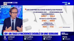 Covid-19 en Ile-de-France: parmi les contaminés, "il y a beaucoup de gens vaccinés dont on sait qu'ils ne feront pas de forme grave" explique le professeur Jean-Louis Teboul 