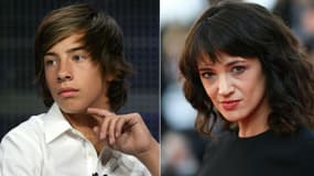 Jimmy Bennett et Asia Argento (montage)