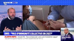 Covid-19: le Pr Renaud Piarroux juge l'arrivée des doses de vaccin "trop lente"