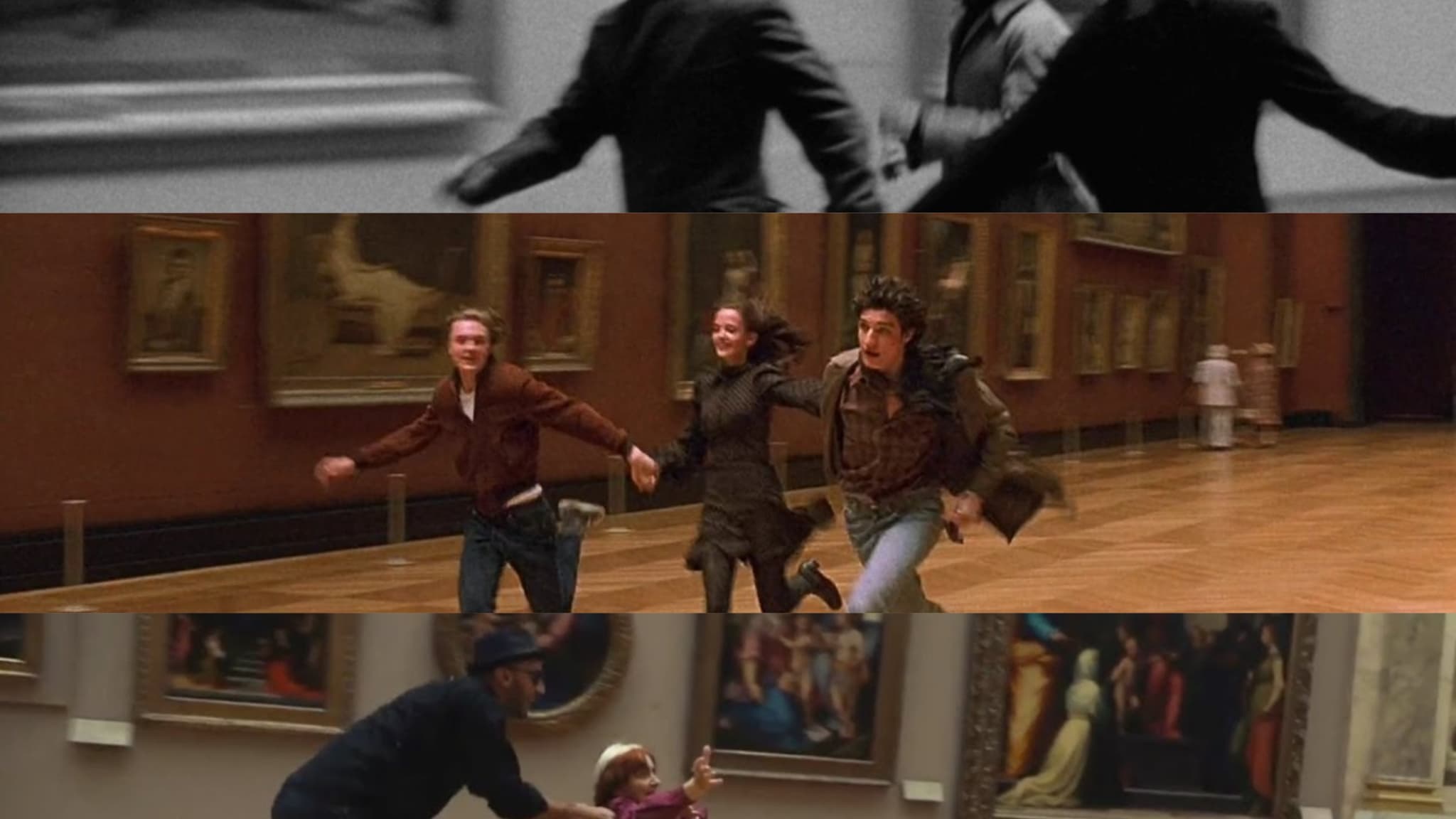 "A Bande à Part" (1964) / "The Dreamers" (2003) / Visages Villages (2017) "A Bande à Part" (1964) / "The Dreamers" (2003) / Visages Villages (2017)