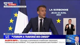 Emmanuel Macron: "L'Europe a commencé à réaffirmer clairement l'existence de ses frontières"