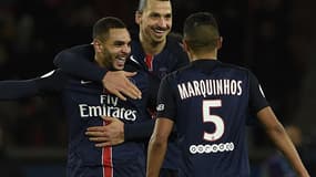 Kurzawa, Zlatan et Marquinhos