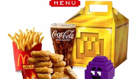 McDonald's lance un nouveau menu "Minecraft", à partir de ce mardi 25 mars, avec une nouvelle sauce et un jouet pour adultes.