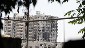 Dans Jobar, un quartier contrôlé par les rebelles dans le centre de Damas, pilonné samedi par l'aviation de Bachar al Assad. La Russie a mis en garde contre l'instauration d'une zone d'exclusion aérienne sur la Syrie, envisagée par les Etats-Unis, tandis