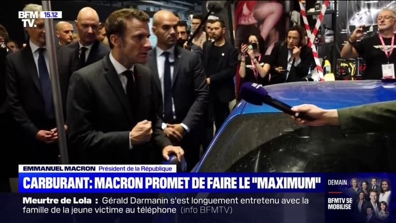 Pénurie de carburants: Emmanuel Macron promet de faire 