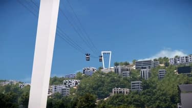 Les lignes de téléphérique pourraient offrir un gain de temps aux voyageurs à Lyon.
