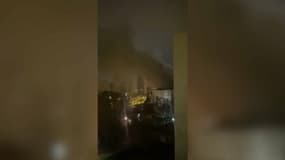 Un incendie a ravagé un immeuble à Vaulx-en-Velin.