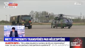 Metz: 2 patients transférés par hélicoptère - 31/03