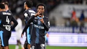 Angel Gomes face Auxerre, le 1er novembre 2025. 