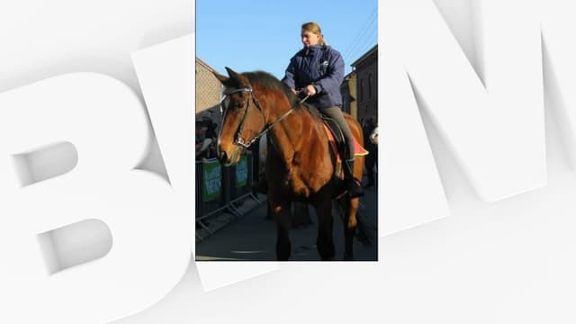 Elke Vandersanden et son cheval Vivie.