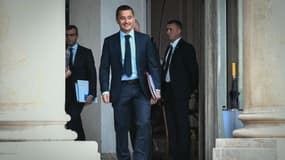 Gérald Darmanin le 31 août 2018 à l'Elysée. 