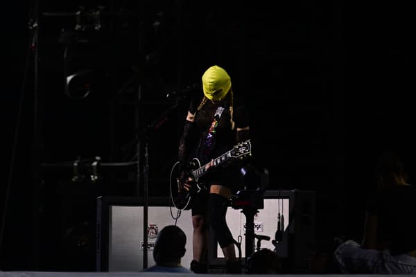 Madonna en pleine répétition à Copacabana le 3 mai 2024.