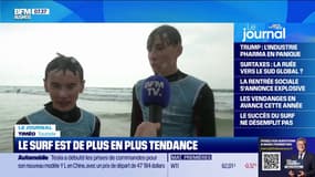 Le surf, un sport de plus en plus tendance sur les plages cet été