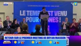 Municipales 2026 à Cagnes-sur-Mer : Bryan Masson a donné son premier meeting