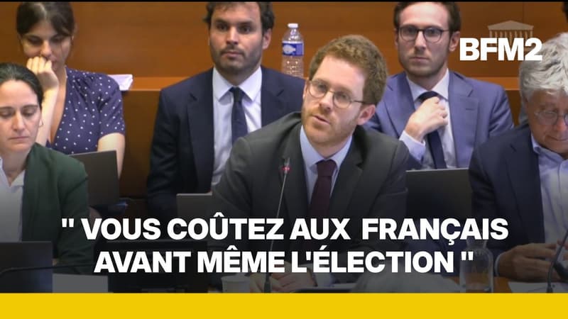 Présidentielle: "Vous coûtez aux Français avant même l'élection", dit David Amiel à un député RN
