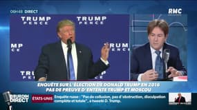 "Trump a regagné son élection": Jean-Eric Branaa décrypte l'enquête Mueller sur RMC