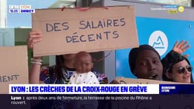 Lyon : les crèches de la Croix-Rouge en grève
