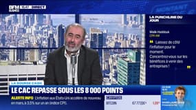 La bourse cash : Le CAC repasse sous les 8 000 points - 10/04