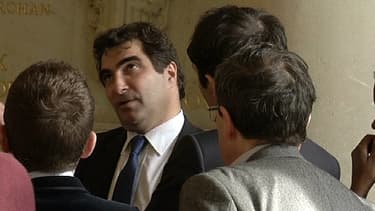 Le chef de file des députés UMP, Christian Jacob, dans les couloirs de l'Assemblée nationale.
