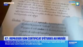 Bas-Rhin: un musée propose de repasser son certificat d'étude de 1923