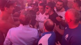 Alexis Sanchez à son arrivée à Marseille