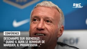 Deschamps sur Guendouzi : "Quand il aura le bonheur de marquer, il progressera"